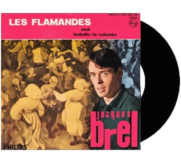 Les Flamandes - Seul - Isabelle - La colombe-Les Flamandes - Seul - Isabelle - La colombe Jacques Brel Compilazione Francia anni '60 Musica Multimedia 