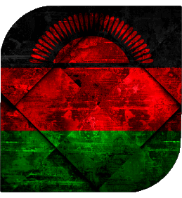 Plaza Malawi África Banderas 