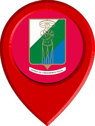 Location Pin Abruzzo Italy Europe Flags 