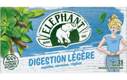 Digestion légère-Digestion légère Eléphant Té - Infusiones Bebidas 
