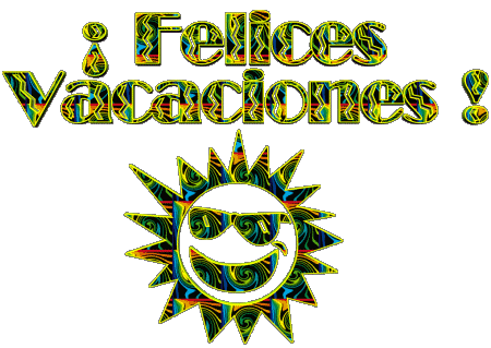 04 Sfondo trasparente Felices Vacaciones Spagnolo Messagi 