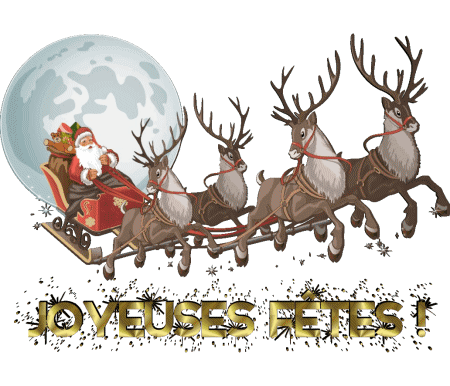 Serie 18 Joyeuses Fêtes (Noël) Français Messages 