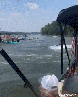 Fun - Win (Stehen) Jet Ski Transport Humor -  Fun 