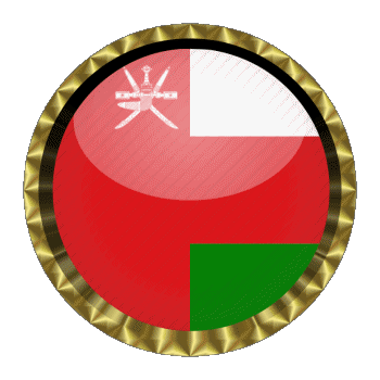 Rond - Anneaux Oman Asie Drapeaux 