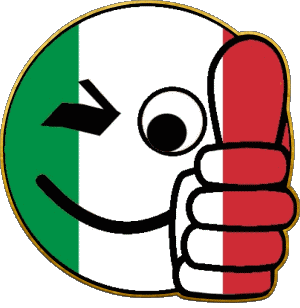 Faccina - OK Nazionale Italia Europa Bandiere 