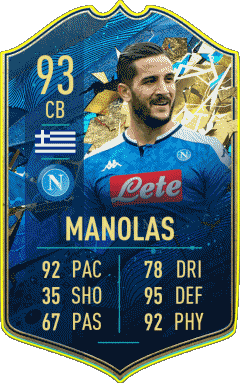 Kostas Manolas Griechenland F I F A - Karten Spieler Videospiele Multimedia 