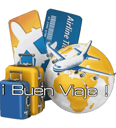 05 Transparent Background Buen Viaje Spanish Messages 