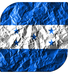 Quadrato Honduras America Bandiere 