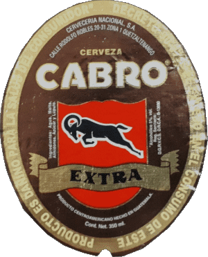 Cabro Guatemala Bières Boissons 