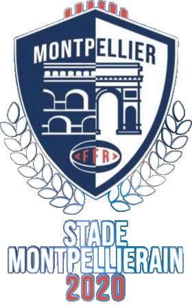 Stade Montpellierain 2020 Dept 34 Rugby Club France Logo Sports 