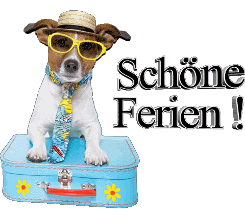 29 Fondo transparente Schöne Ferien Alemán Mensajes 