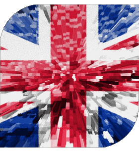 Square UK Europe Flags 