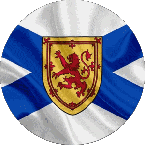 Round Scotland Europe Flags 