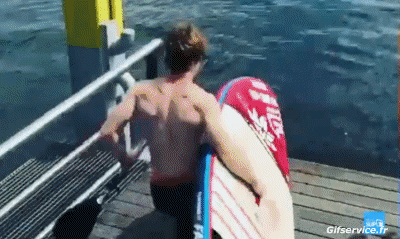 Falls - Fail Paddle Sports Humor -  Fun 