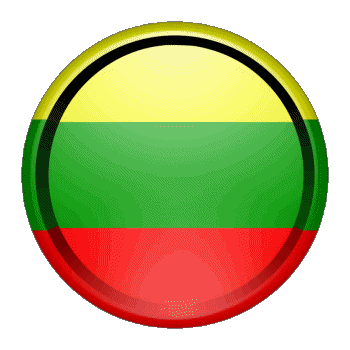 Round - Rings Lithuania Europe Flags 
