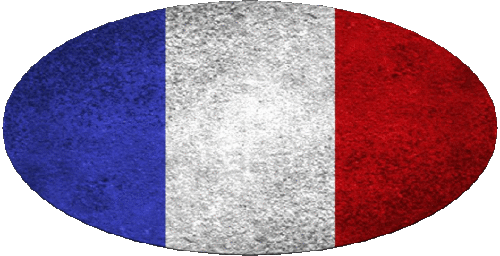 Oval National Frankreich Fahnen 