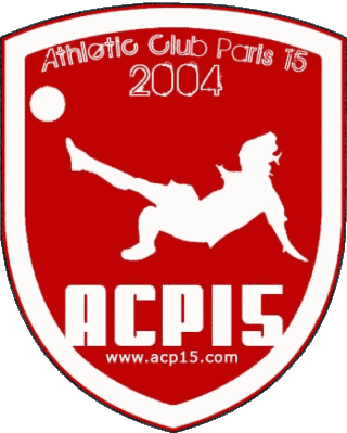 AC Paris 15 75 - Paris Ile-de-France FootBall Club France Logo Sports 