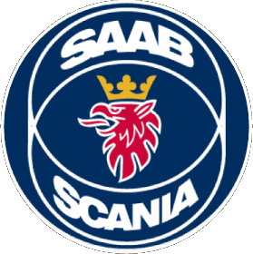 1984-1984 Logo Saab Coches - Viejo Transporte 