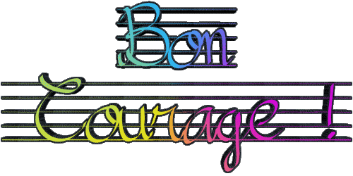 01 Bon Courage Français Messages 