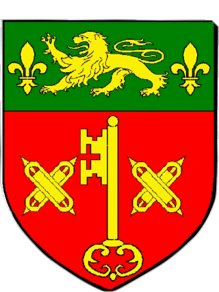 Wappen-Wappen TINCHEBRAY 61 Abteilungen - Städte Frankreich Fahnen 