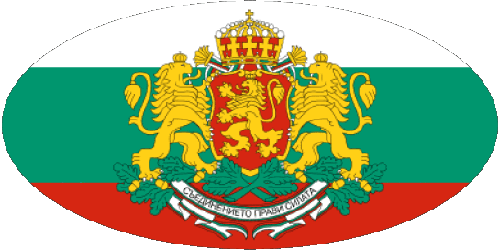 Oval Bulgaria Europa Banderas 