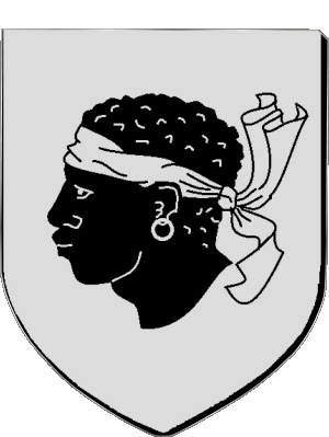 Blasón-Blasón Corse 20 Departamentos - Ciudades Francia Banderas 