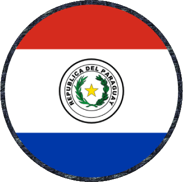 Rond Paraguay Amériques Drapeaux 