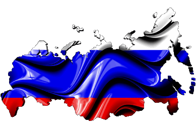 Carta Geografica Russia Europa Bandiere 