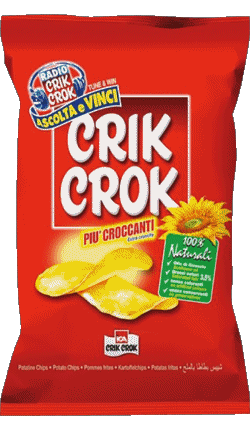 Crik Crok Italien Chips - Snack - Crips Essen 