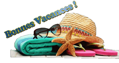 05 Fondo transparente Bonnes Vacances Francés Mensajes 