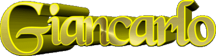 Giancarlo G MASCULINE - Italy First Names 