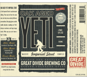 Great Divide USA Bier Getränke 