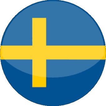 Rond Suède Europe Drapeaux 