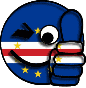 Smiley - OK Cap Vert Afrique Drapeaux 