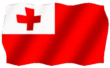 Ondulación Tonga Oceanía Banderas 