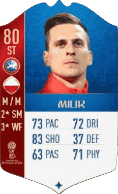 Arkadiusz Milik Poland F I F A - Card Players Video Games Multi Media 