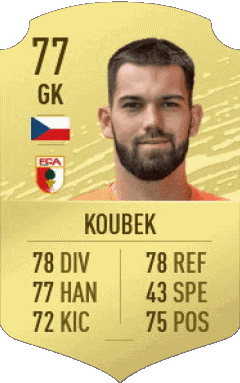 Tomás Koubek Repubblica Ceca F I F A - Giocatori carte Videogiochi Multimedia 