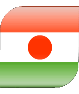 Carré Niger Afrique Drapeaux 