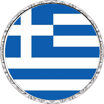 Round - Rings Greece Europe Flags 