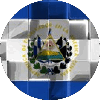 Rond Salvador Amériques Drapeaux 