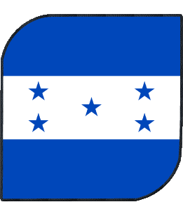 Carré Honduras Amériques Drapeaux 