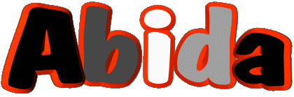 Abida A WEIBLICH - Maghreb Muslim Vorname 