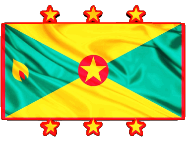 Vario Isole Grenada America Bandiere 