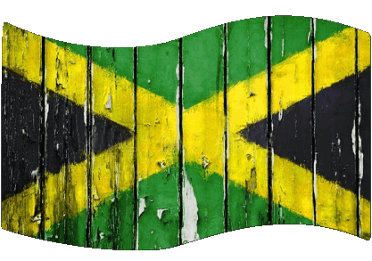 Rectangle Jamaïque Amériques Drapeaux 