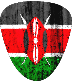 Form 01 Kenia Afrika Fahnen 