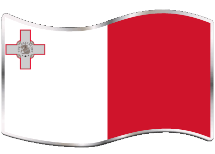 Rectángulo Malta Europa Banderas 