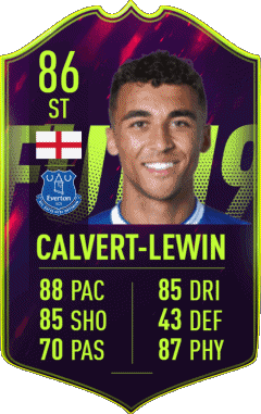 Dominic Calvert-Lewin Inghilterra F I F A - Giocatori carte Videogiochi Multimedia 