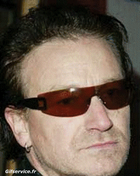 Bono - Robin Williams-Bono - Robin Williams Série 03 People - Vip Morphing - Ressemblance Humour - Fun 