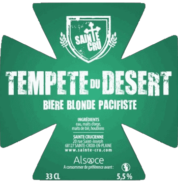 Tempete du desert-Tempete du desert Sainte Cru Francia continentale Birre Bevande 
