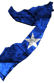 Karte Somalia Afrika Fahnen 